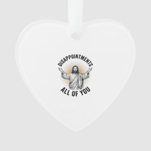 Enttäuschungen euch alle Vintage religiöse Bluse Ornament