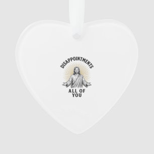 Enttäuschungen euch alle Vintage religiöse Bluse Ornament