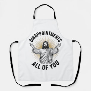 Enttäuschungen euch alle Vintage religiöse Bluse Schürze