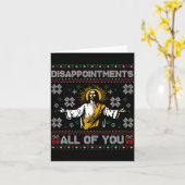 Enttäuschungen euch allen Jesus Weihnachten Hässli Karte (Gelbe Blume)