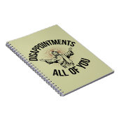 Enttäuschungen sarkastisch Sie alle Christlich Notizblock (Rechte Seite)