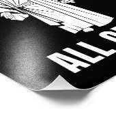 Enttäuschungen Sie alle Jesus sarkastischen Spaß Fotodruck (Ecke)