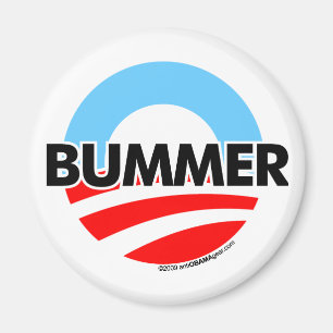 Enttäuschungs-Logo Obama O Magnet