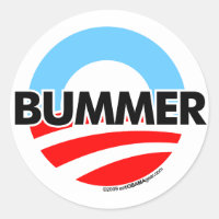 Enttäuschungs-Logo Obama O