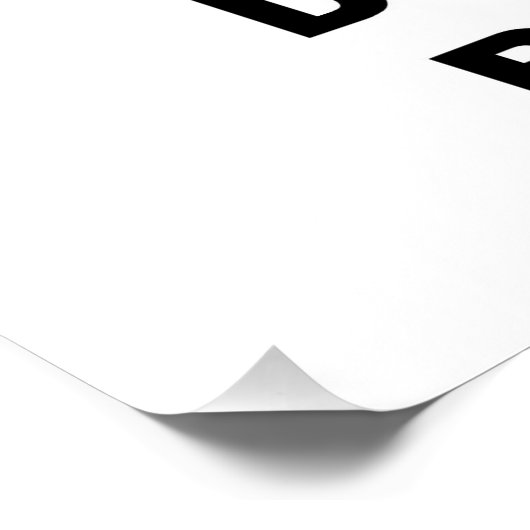 Entwaffnen Sie den Baby Mann! Poster (Ecke)