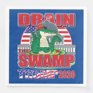 Entwässerung des Sumpfes - Trump 2020 Serviette