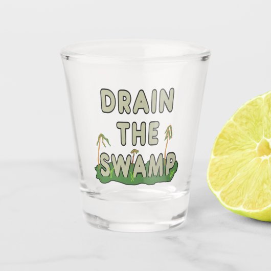 Entwässerung Schnapsglas (Vorderseite)