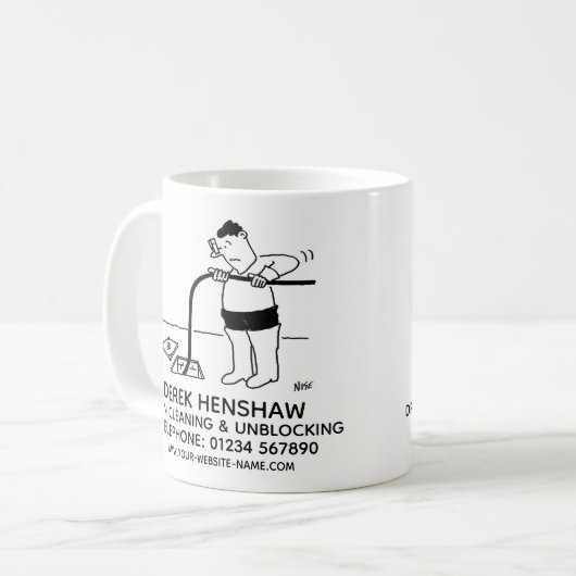 Entwässerung und Entblockung Kaffeetasse (Vorderseite Links)