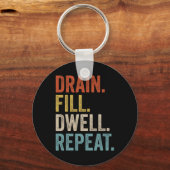 Entwässerungsfill Dwell Wiederholung Peritonealdia Schlüsselanhänger (Vorderseite)