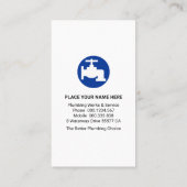 Entwässerungspipeline Visitenkarte (Rückseite)