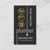 Entwässerungspipeline Visitenkarte (Vorderseite)