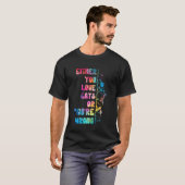Entweder du liebst Katzen oder du liegst falsch Lu T-Shirt (Vorne ganz)
