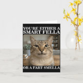 Entweder ein schlauer Kerl oder ein Furz-Riecher L Karte (Gelbe Blume)