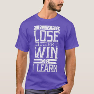 Entweder gewinne ich oder lerne Forex Trader Stock T-Shirt