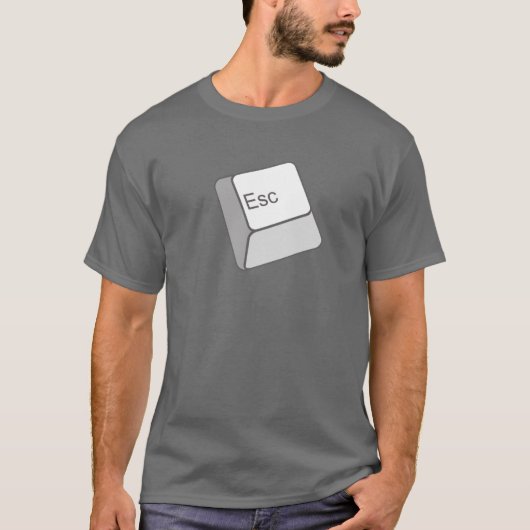 Entweichen-Knopf-T - Shirt (Vorderseite)