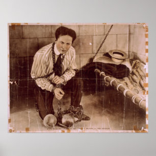 Entweichen-Künstler VARIETÉ Plakat Harrys HOUDINI