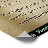 Entweichen Poster (Ecke)