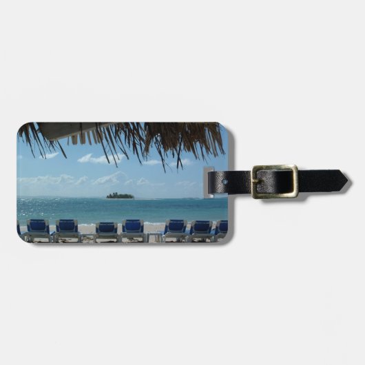 Entweichen zum Strand-Gepäckanhänger Gepäckanhänger (Vorderseite horizontal)