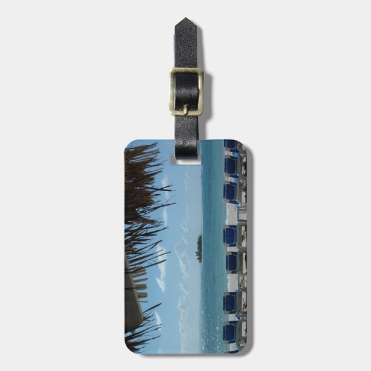 Entweichen zum Strand-Gepäckanhänger Gepäckanhänger (Vorderseite vertikal)