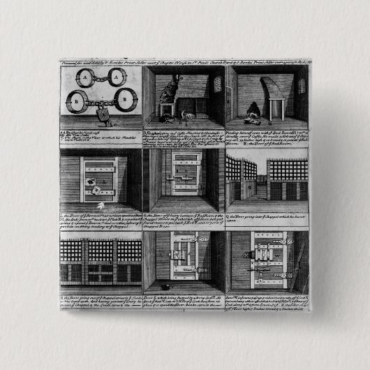 Entweichenform Newgate Gefängnis des Schäfers Button (Vorderseite)