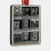 Entweichenform Newgate Gefängnis des Schäfers Silbernes Ornament (Rechts)