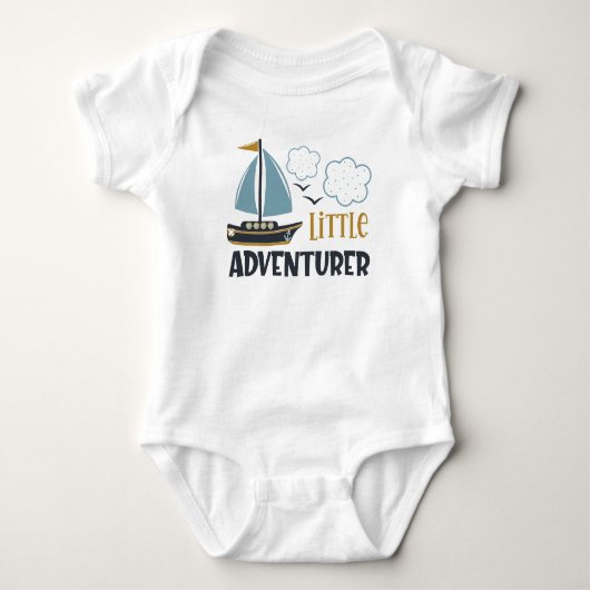 Entwerfe oder gestalte dein eigenes T-Shirt Baby Strampler (Vorderseite)