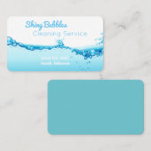 Entwerfen Beruflicher Reinigungsdienste Visitenkarte (Vorne/Hinten)