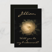 Entwerfen der Rohrkaktus-Blume Begleitkarte (Vorne/Hinten)