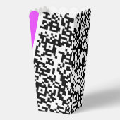 Entwerfen eines eigenen QR-Code-Popcorn-Beispiels Geschenkschachtel (Rückseite)