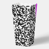 Entwerfen eines eigenen QR-Code-Popcorn-Beispiels Geschenkschachtel (Vorderseite)