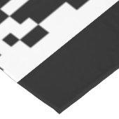 Entwerfen eines eigenen QR-Codetabellenbeispiels Großer Tischläufer (Ecke)