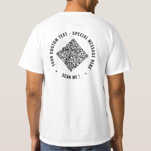 Entwerfen eines eigenen QR-T - Shirt mit benutzerd (Rückseite)