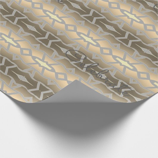 Entwerfen eines Ereignisses Geschenkpapier (Ecke)