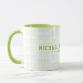 Entwerfen eines Mit Monogramm, Namens + Initialen, Tasse (Links)