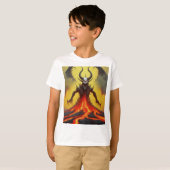 Entwerfen eines wilden Todesmetalls, das aus T-Shirt (Vorne ganz)