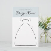 Entwerfen Sie das Dress Wedding Table Game Black & (Stehend Vorderseite)