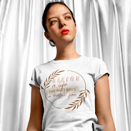 Entwerfen Sie ein Leben, von dem Sie keinen Urlaub T-Shirt