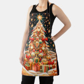 Entwerfen Sie einen hellen fröhlichen Weihnachtsba Schürze (InSitu)