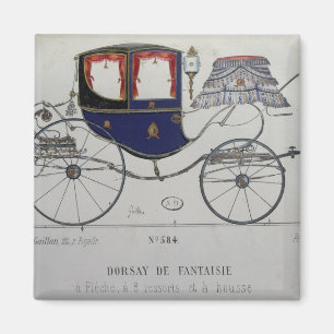 Entwerfen Sie für 'Coupe Dorsay de Fantaisie' Magnet
