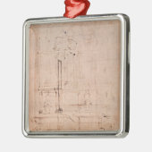 Entwerfen Sie für das Grab von Papst Julius II Silbernes Ornament (Links)