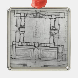 Entwerfen Sie für die OstGebäude der Jalousie Ornament Aus Metall