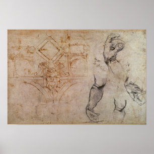Entwerfen Sie für die Sistine Kapellen-Decke, Poster