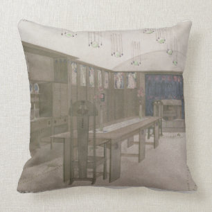Entwerfen Sie für ein Esszimmer, 1901 (Farbelitho Kissen