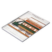 Entwerfen Sie für eine Dampf-Tram, überziehen Sie Notizblock (Linke Seite)