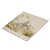 Entwerfen Sie für einen chinesischen Tempel, Fliese (Seite)