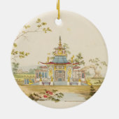 Entwerfen Sie für einen chinesischen Tempel, Keramik Ornament (Hinten)