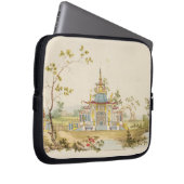 Entwerfen Sie für einen chinesischen Tempel, Laptopschutzhülle (Vorne Rechts)