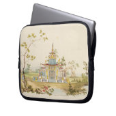 Entwerfen Sie für einen chinesischen Tempel, Laptopschutzhülle (Vorderseite Links)