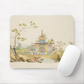 Entwerfen Sie für einen chinesischen Tempel, Mousepad (Mit Mouse)