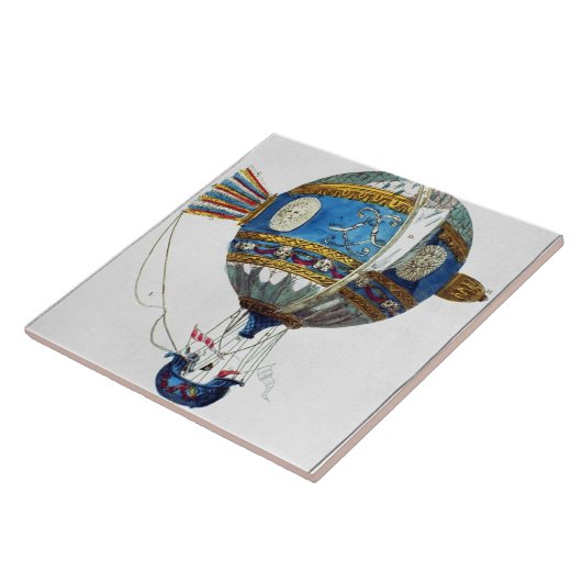 Entwerfen Sie für einen Heißluftballon mit einem Fliese (Seite)